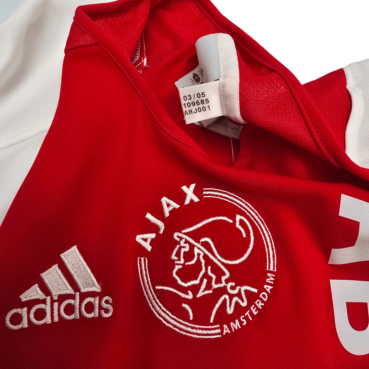 2005/06 Ajax Home Football Shirt (2XL) Adidas #25 Huntelaar