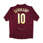 2005/06 Arsenal Home Football Shirt (XL) Nike #10 Bergkamp