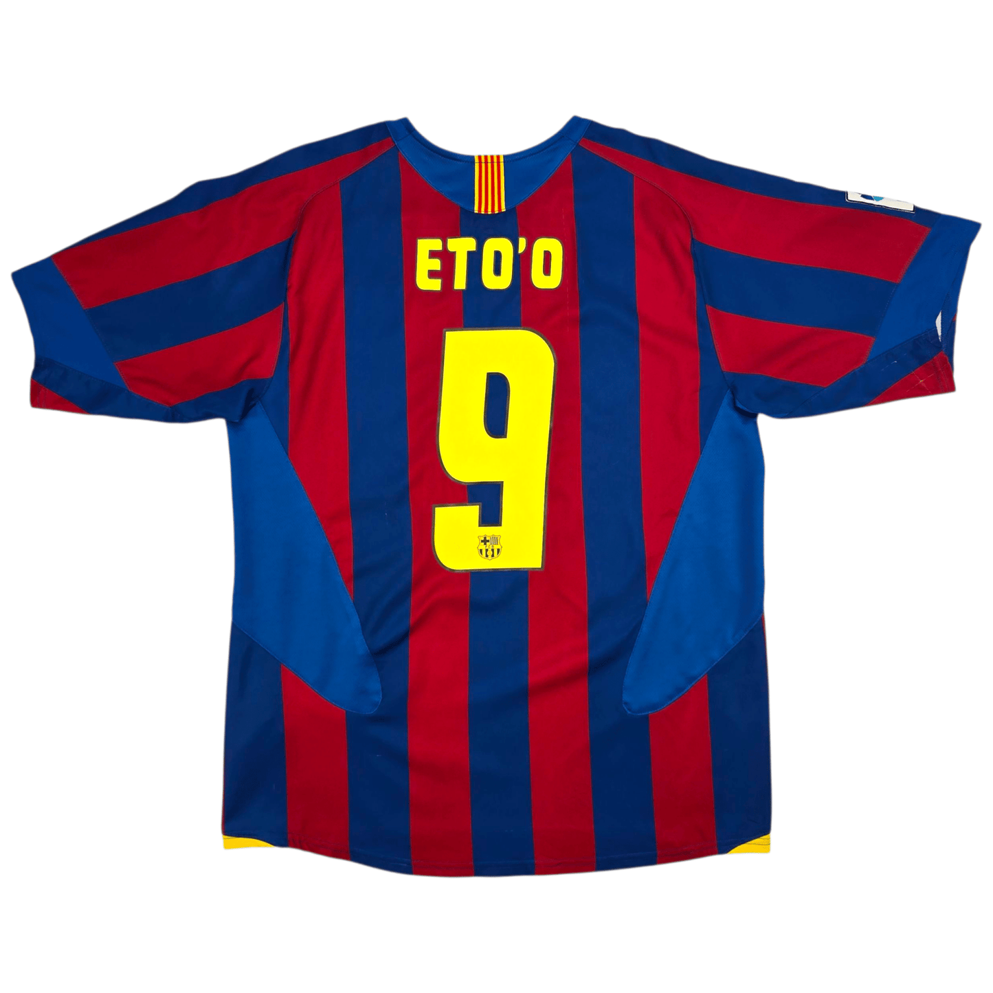 2005/06 Barcelona Home Football Shirt (M) Nike #9 Eto'o