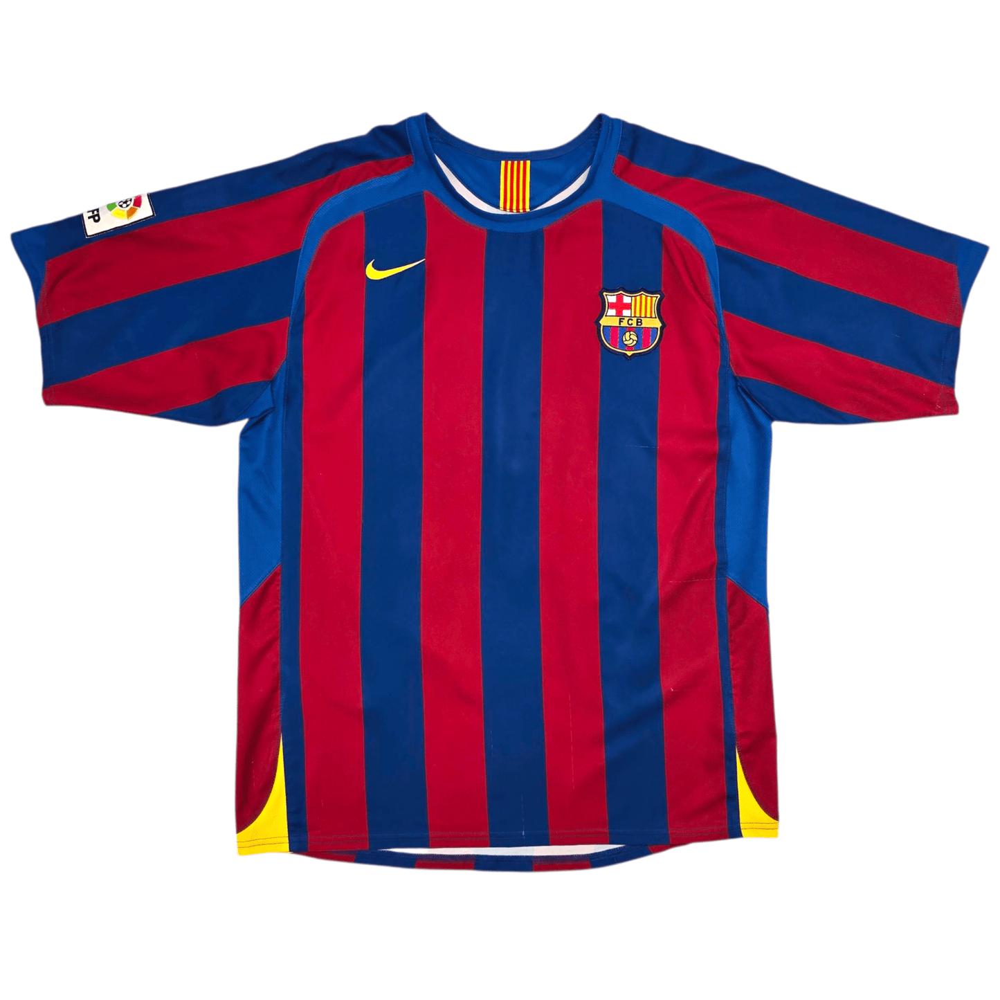 2005/06 Barcelona Home Football Shirt (M) Nike #9 Eto'o