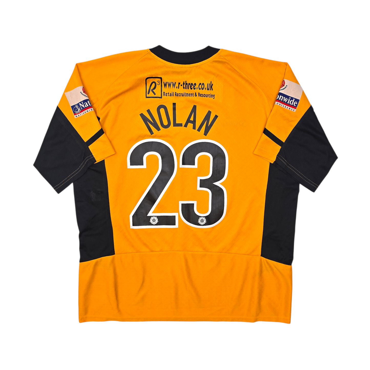 2005/06 Cambridge United Home Football Shirt (XL) Sporta #23 Nolan (Matchworn)