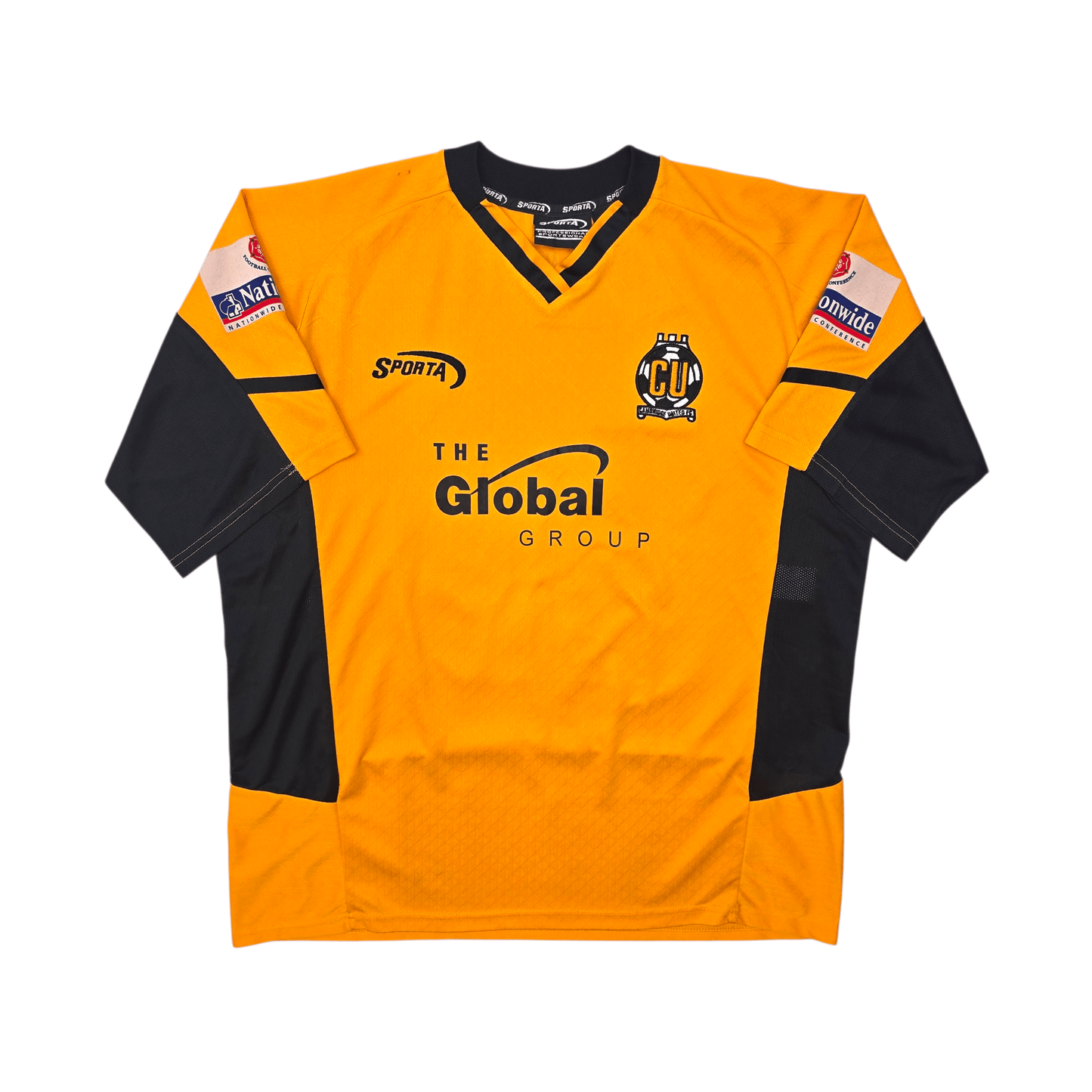 2005/06 Cambridge United Home Football Shirt (XL) Sporta #23 Nolan (Matchworn)