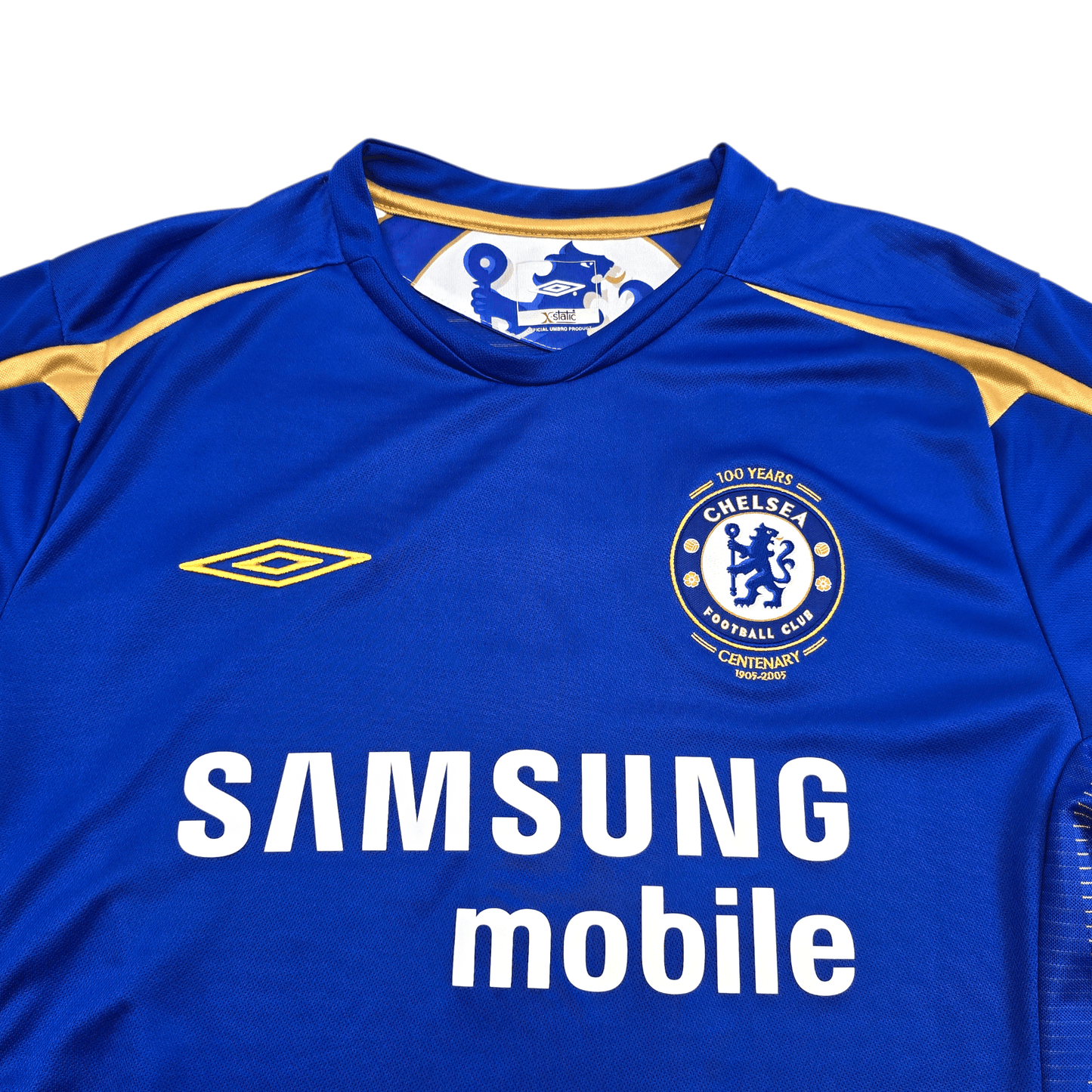2005/06 Chelsea Home Football Shirt (L) Umbro #4 Makelele