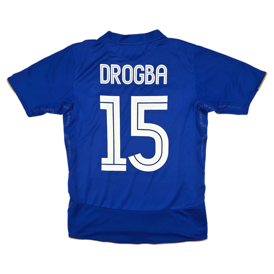 2005/06 Chelsea Home Football Shirt (S) Umbro #15 Drogba