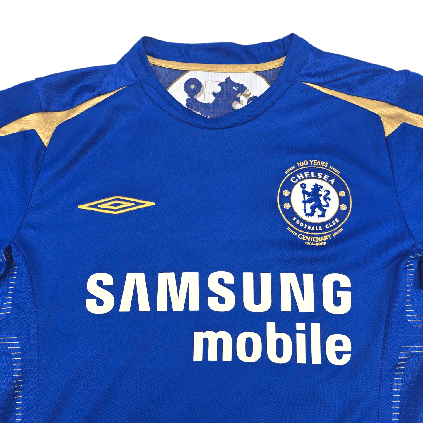 2005/06 Chelsea Home Football Shirt (S) Umbro #15 Drogba