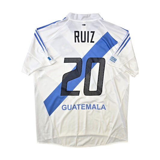 2005/06 Guatemala Home Football Shirt (XL) Adidas #20 Ruiz