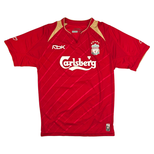 2005/06 Liverpool European Home Football Shirt (XS) Reebok