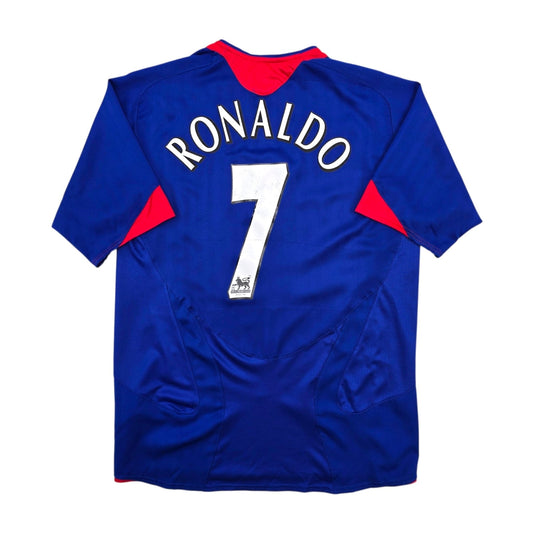 2005/06 Manchester United Away Football Shirt (M) Nike #7 Ronaldo