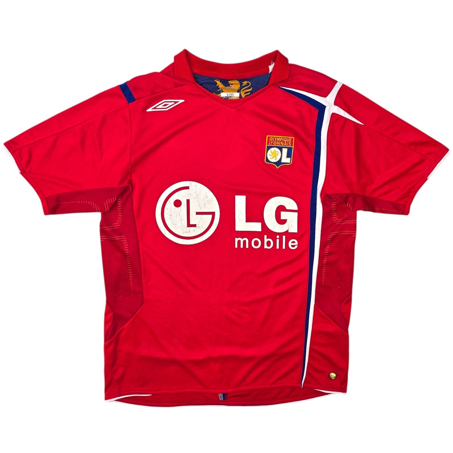 2005/06 Olympique Lyonnais Away Football Shirt (L) Umbro