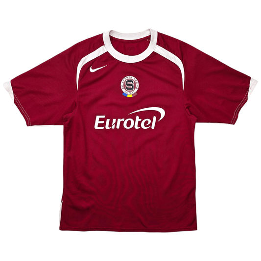 2005/06 Sparta Prague Home Football Shirt (S) Nike #8 Poborsky