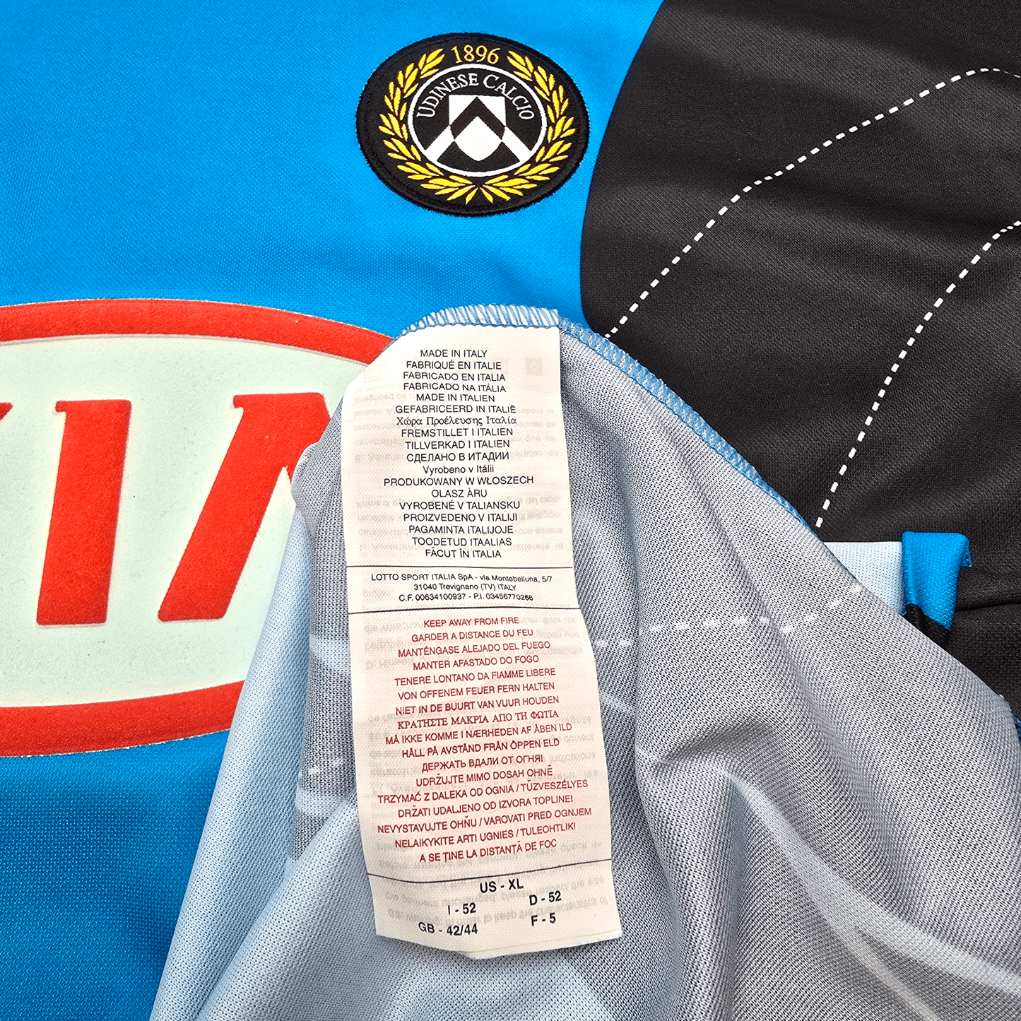 2005/06 Udinese Third Football Shirt (XL) Lotto (BNWTs)