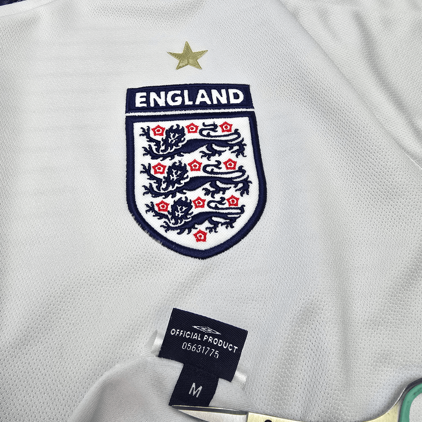 2005/07 England Home Football Shirt (M) Umbro