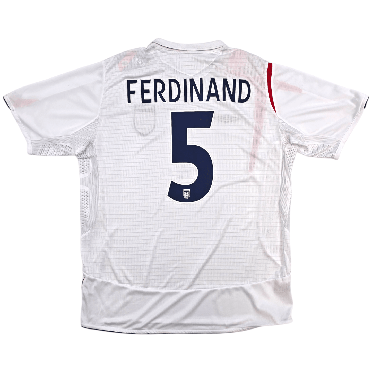 2005/07 England Home Football Shirt (XL) Umbro #5 Ferdinand (BNWTs)