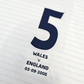 2005/07 England Home Football Shirt (XL) Umbro #5 Ferdinand (BNWTs)