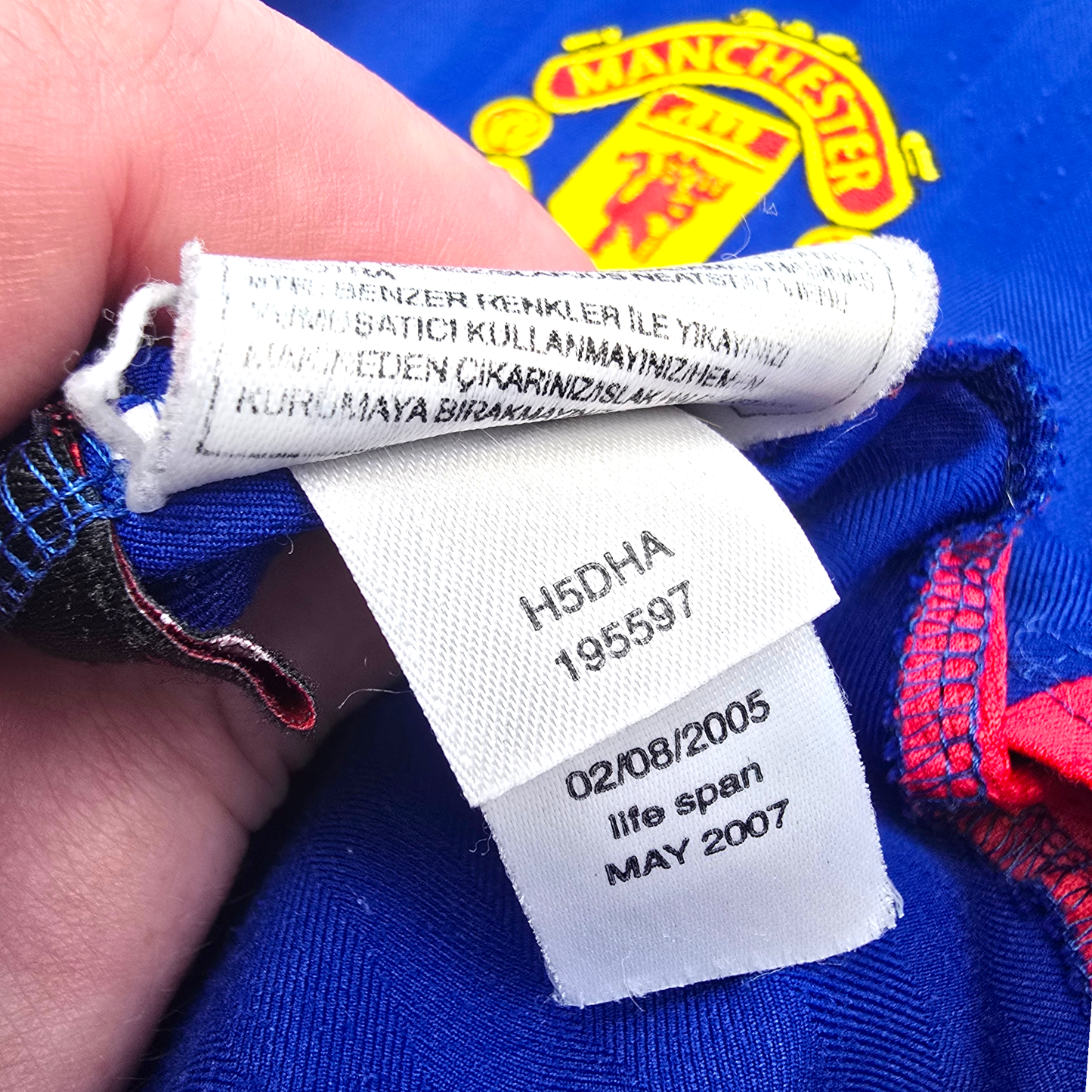 2005/07 Manchester United Third Football Shirt (L) Nike