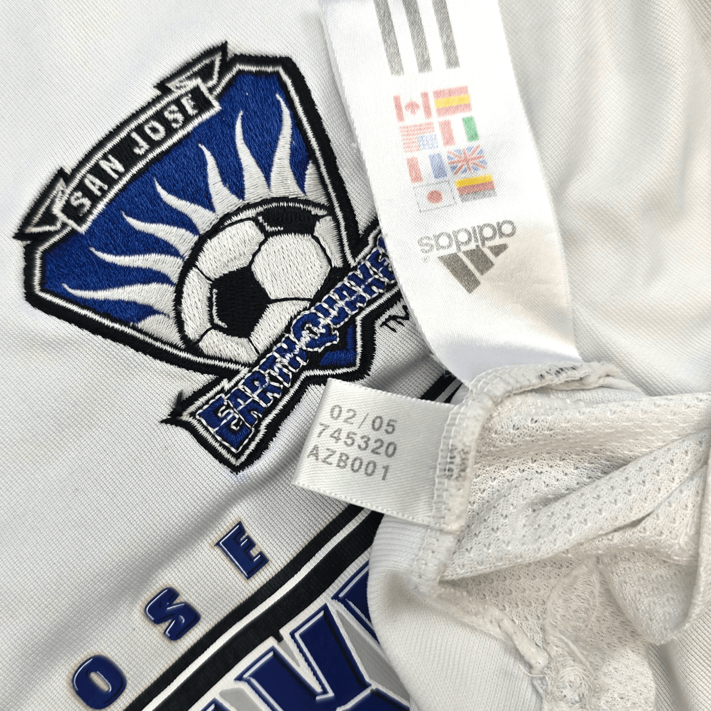 2005/07 San Jose Earthquakes Away Football Shirt (XL) Adidas