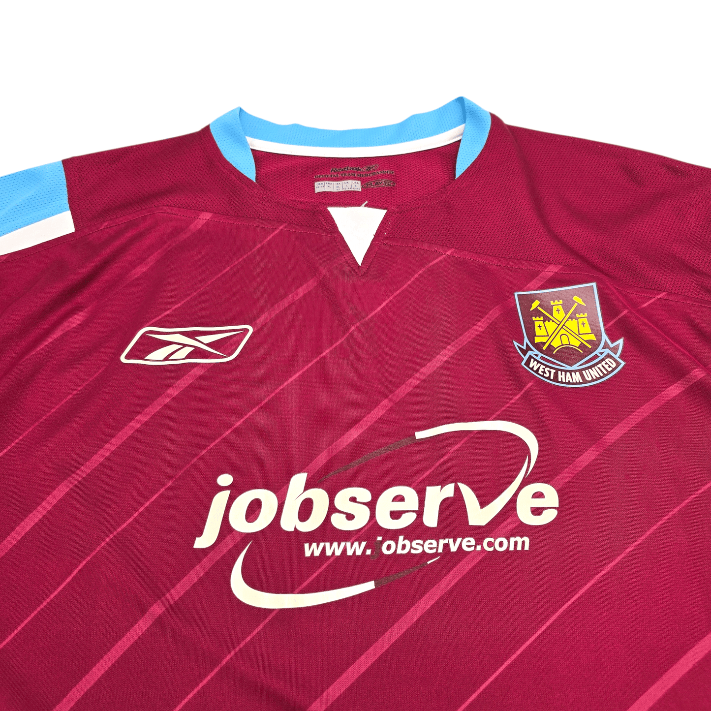 2005/07 West Ham United Home Football Shirt (L) Reebok