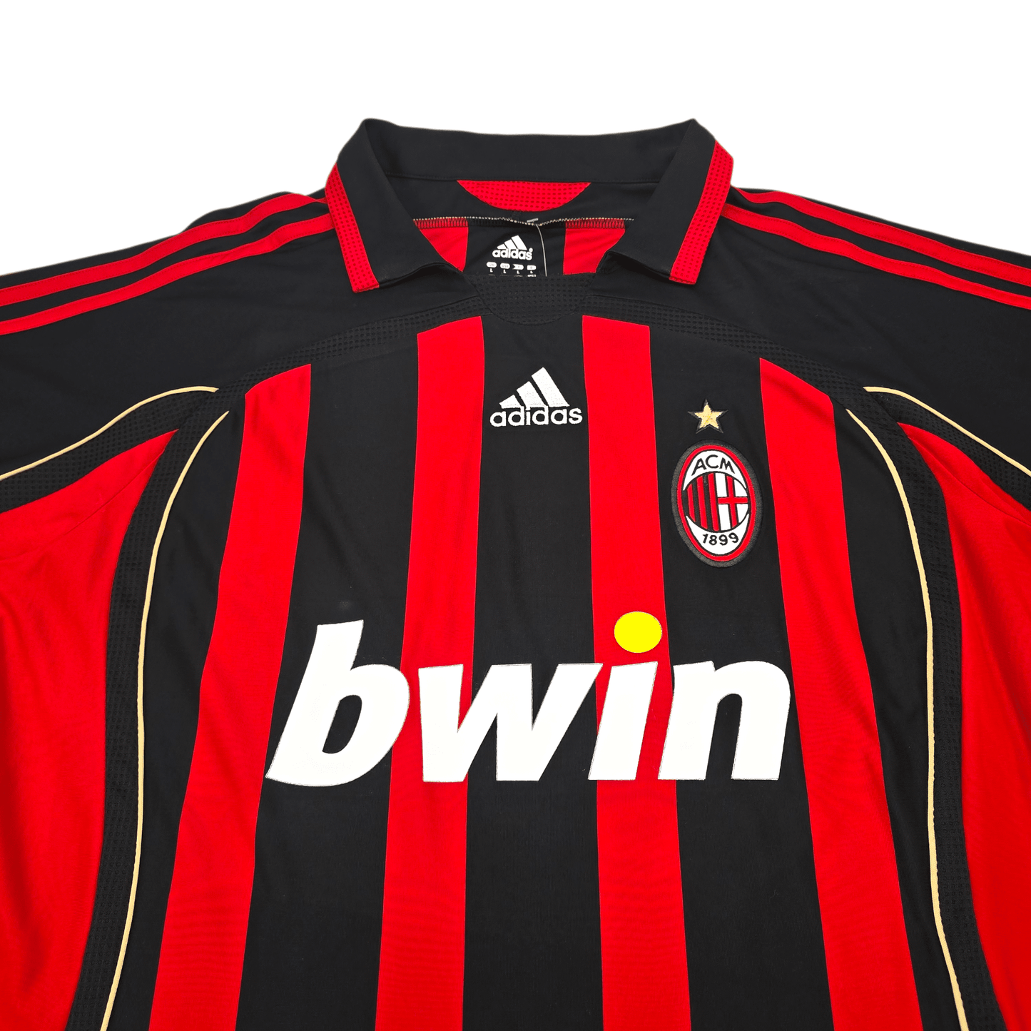 2006/07 AC Milan Home Football Shirt (L) Adidas #99 Ronaldo
