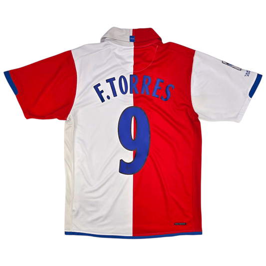 2006/07 Atletico Madrid Home Football Shirt (M) Nike #9 Torres