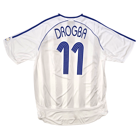 2006/07 Chelsea Away Football Shirt (XL) Adidas #11 Drogba