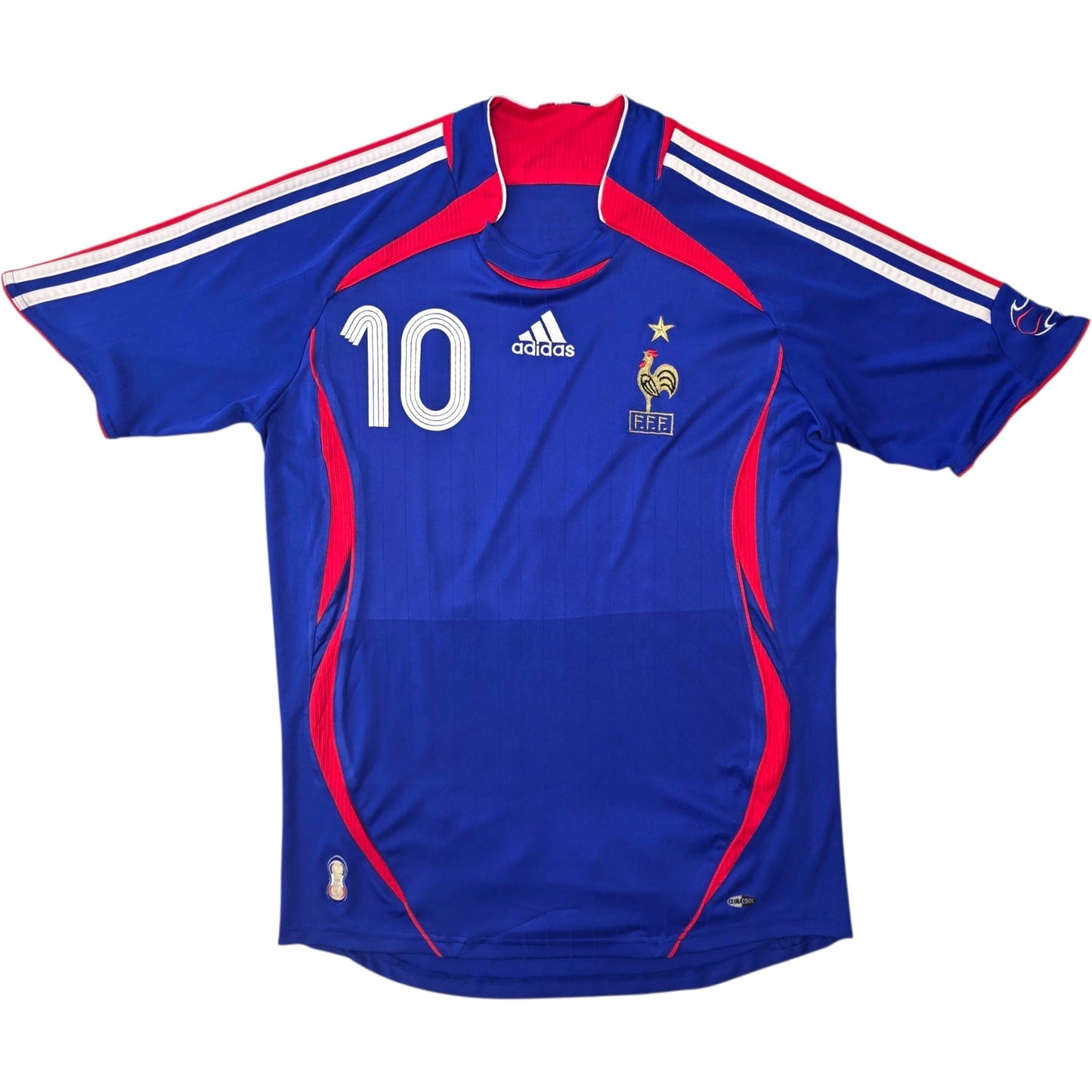 2006/07 France Home Football Shirt (S) Adidas #10 Zidane