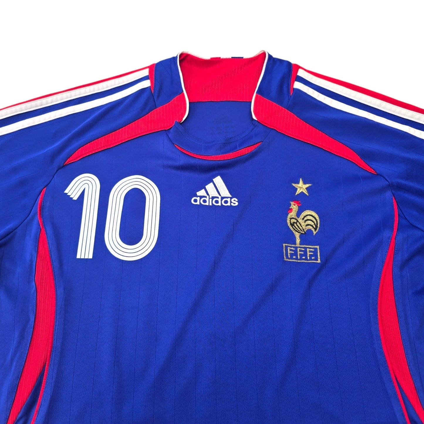 2006/07 France Home Football Shirt (S) Adidas #10 Zidane