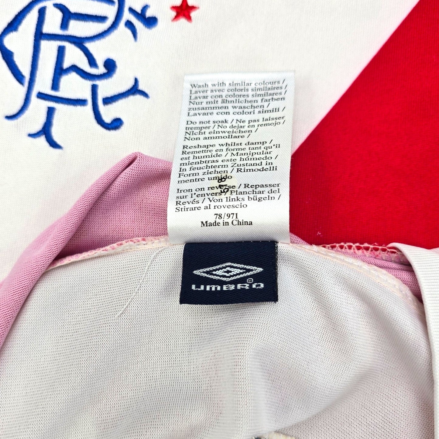 2006/07 Glasgow Rangers Away Football Shirt (M) Umbro #15 Boyd