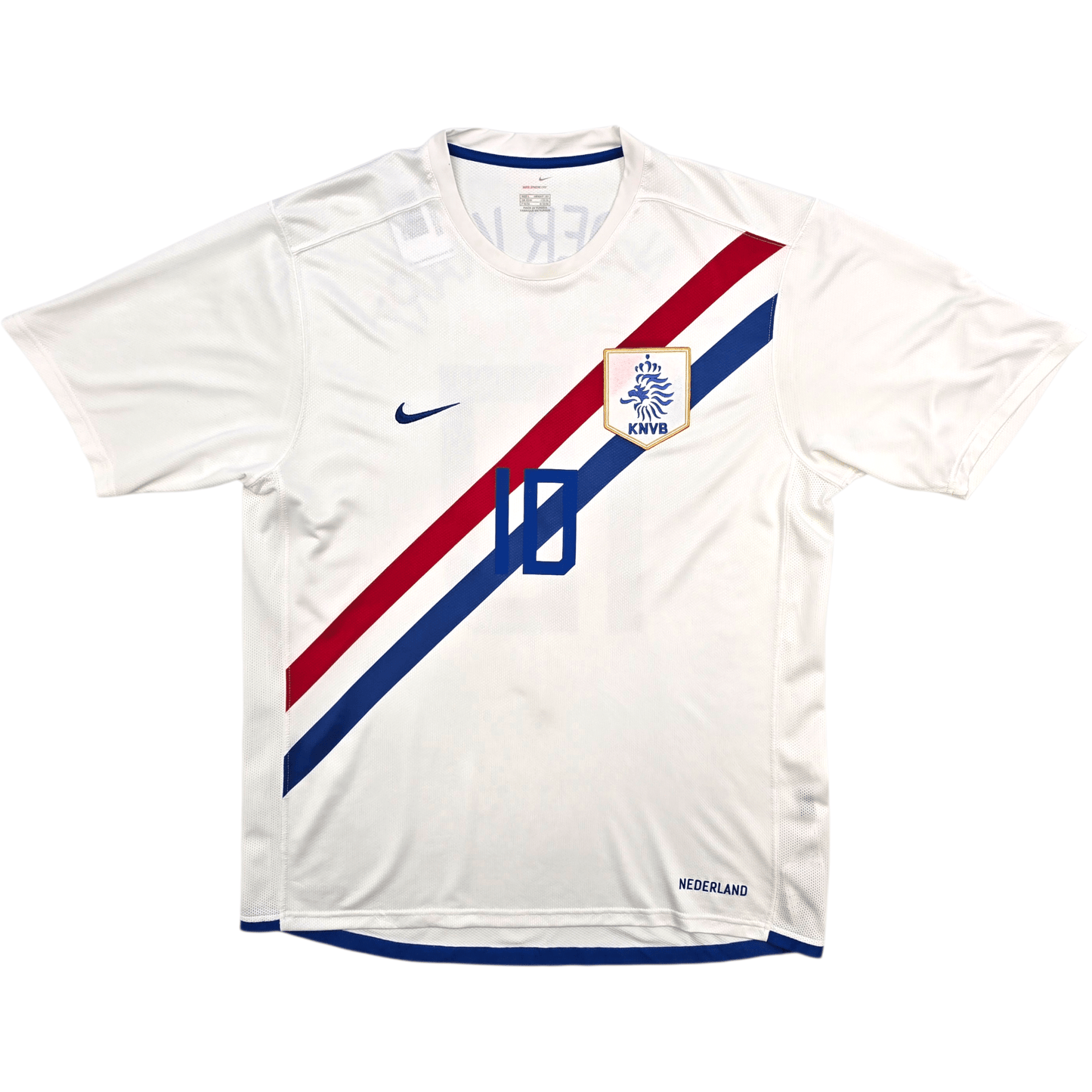 2006/07 Holland Away Football Shirt (L) Nike #10 Van Der Vaart