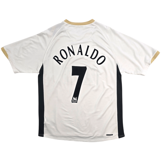 2006/07 Manchester United Away Football Shirt (XL) Nike #7 Ronaldo