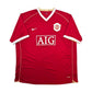 2006/07 Manchester United Home Football Shirt (2XL) Nike #7 Ronaldo
