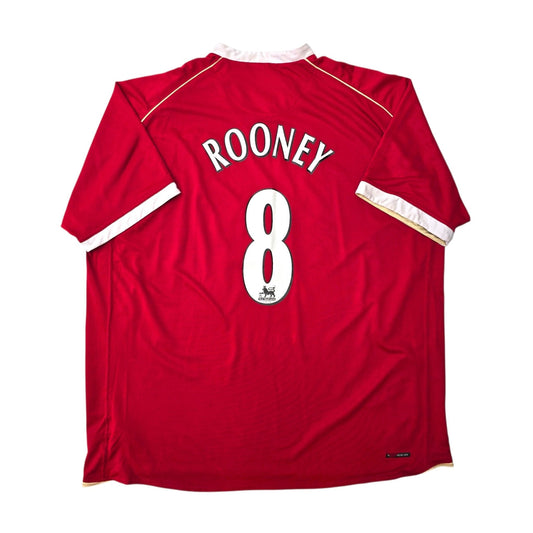 2006/07 Manchester United Home Football Shirt (3XL) Nike #8 Rooney