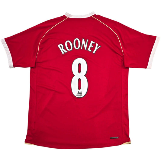 2006/07 Manchester United Home Football Shirt (L) Nike #10 Rooney