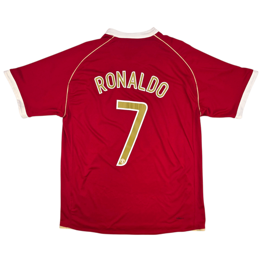 2006/07 Manchester United Home Football Shirt (L) Nike #7 Ronaldo