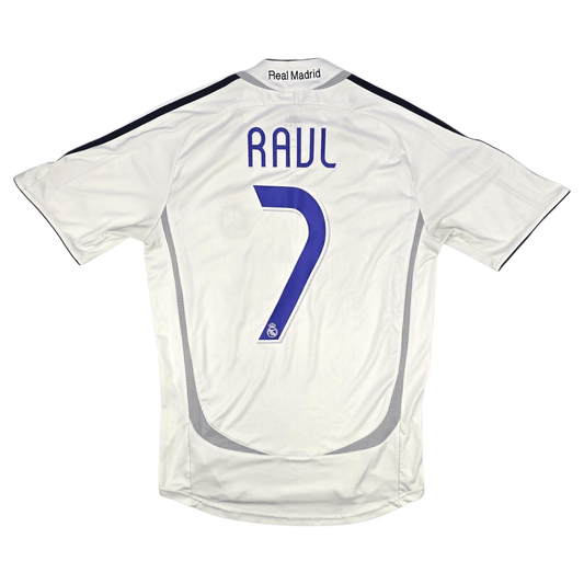 2006/07 Real Madrid Home Football Shirt (S) Adidas #7 Raul
