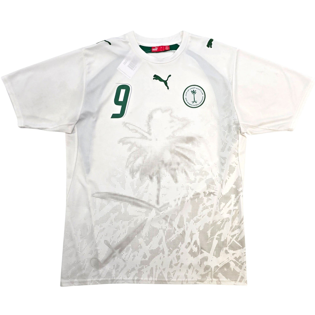 2006/07 Saudi Arabia Home Football Shirt (L) Puma #9 Al Jaber
