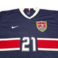 2006/07 USA Away Football Shirt (XL) Nike #21 Donovan