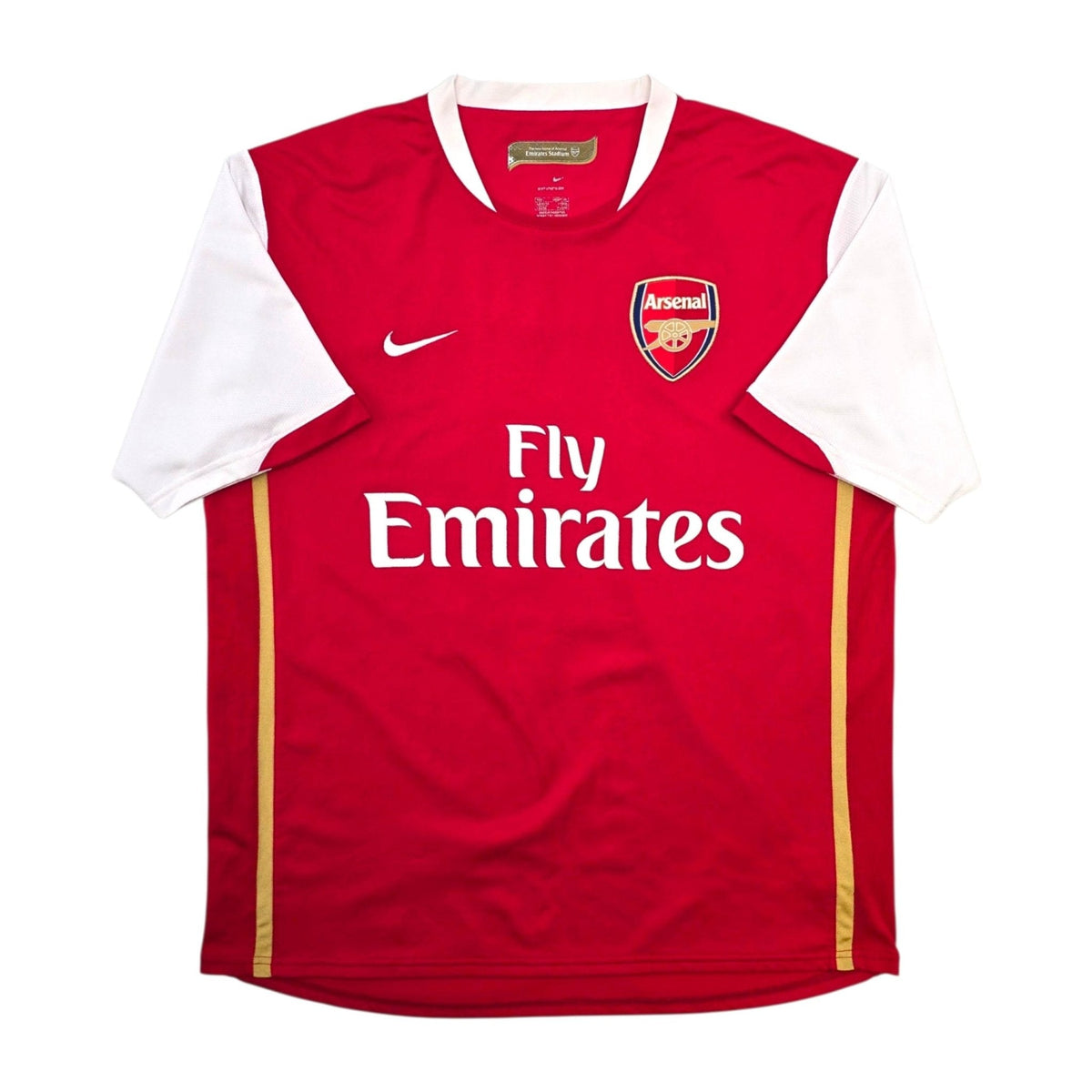 2006/08 Arsenal Home Football Shirt (L) Adidas #4 Fabregas