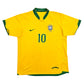 2006/08 Brazil Home Football Shirt (M) Nike #10 Ronaldinho
