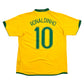 2006/08 Brazil Home Football Shirt (M) Nike #10 Ronaldinho