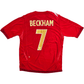 2006/08 England Away Football Shirt (L) Umbro #7 Beckham