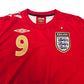 2006/08 England Away Football Shirt (L) Umbro #9 Rooney