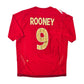 2006/08 England Away Football Shirt (L) Umbro #9 Rooney