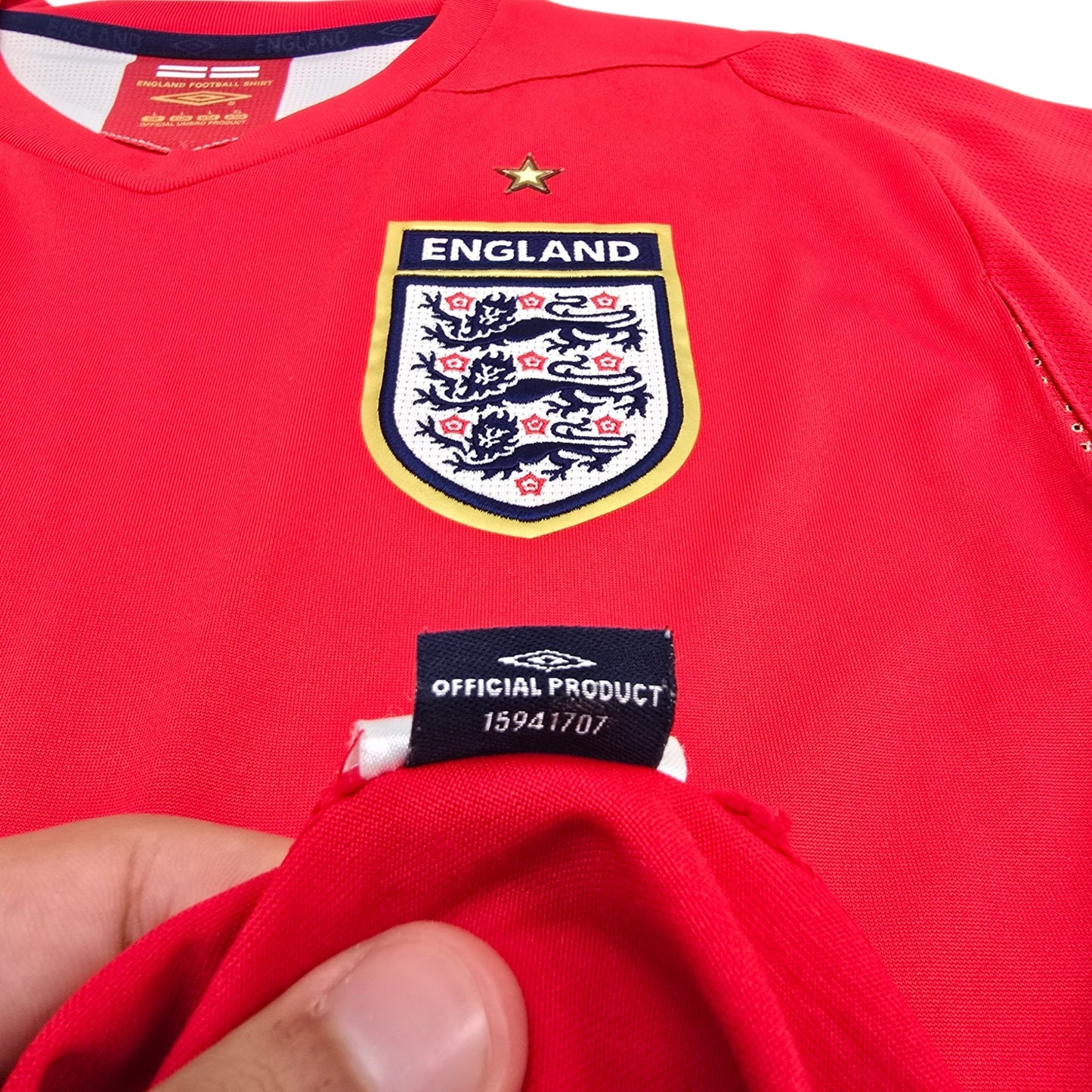 2006/08 England Away Football Shirt (L) Umbro