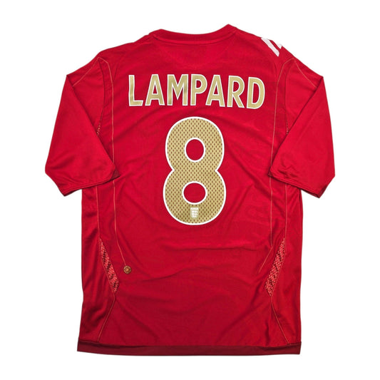 2006/08 England Away Football Shirt (M) Umbro #8 Lampard