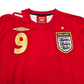 2006/08 England Away Football Shirt (M) Umbro #9 Rooney