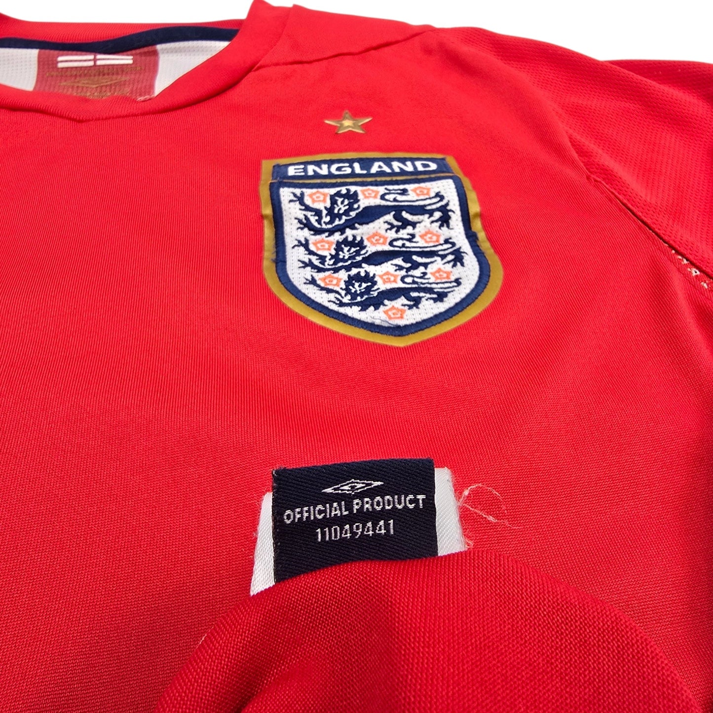 2006/08 England Away Football Shirt (S) Umbro