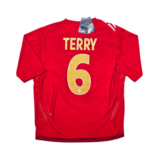 2006/08 England Away Football Shirt (XL) Umbro #6 Terry (BNWTs)