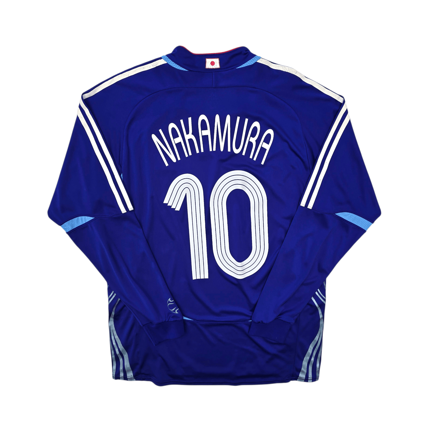 2006/08 Japan Home Football Shirt (L) Adidas #10 Nakamura (Player Version)