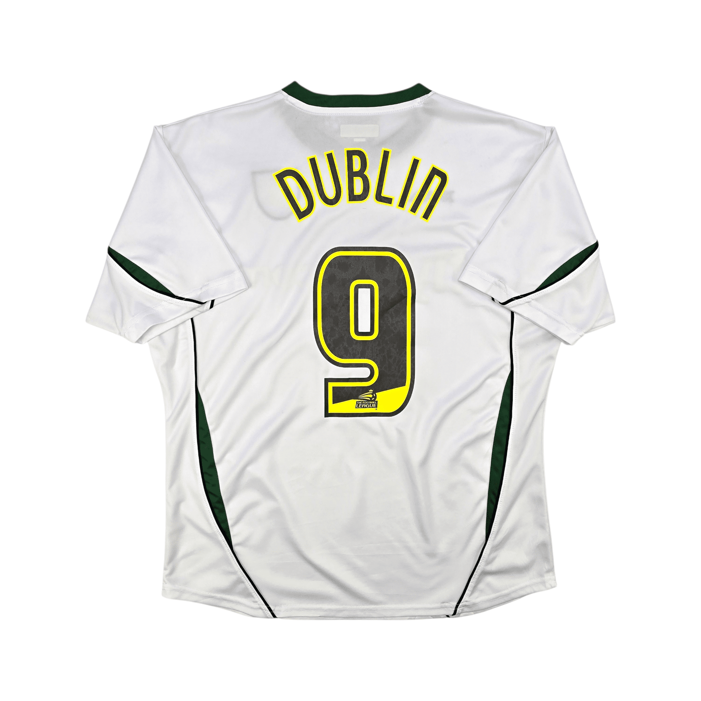 2006/08 Norwich City Away Football Shirt (L) Xara #9 Dublin