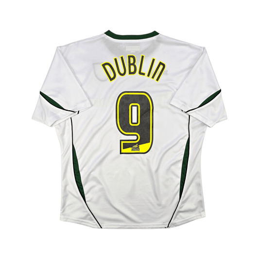 2006/08 Norwich City Away Football Shirt (L) Xara #9 Dublin